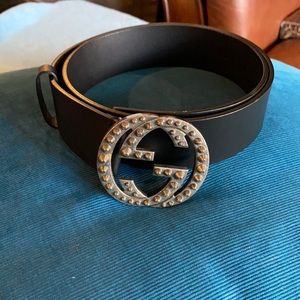 RARE STUDDED GUCCI BELT